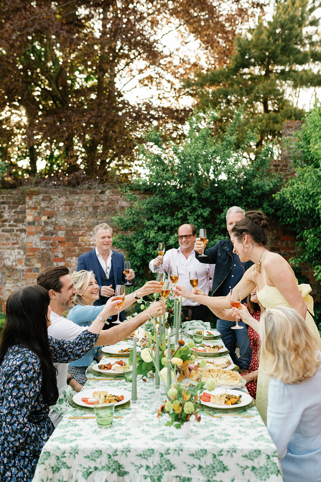 group of people at a wedding
