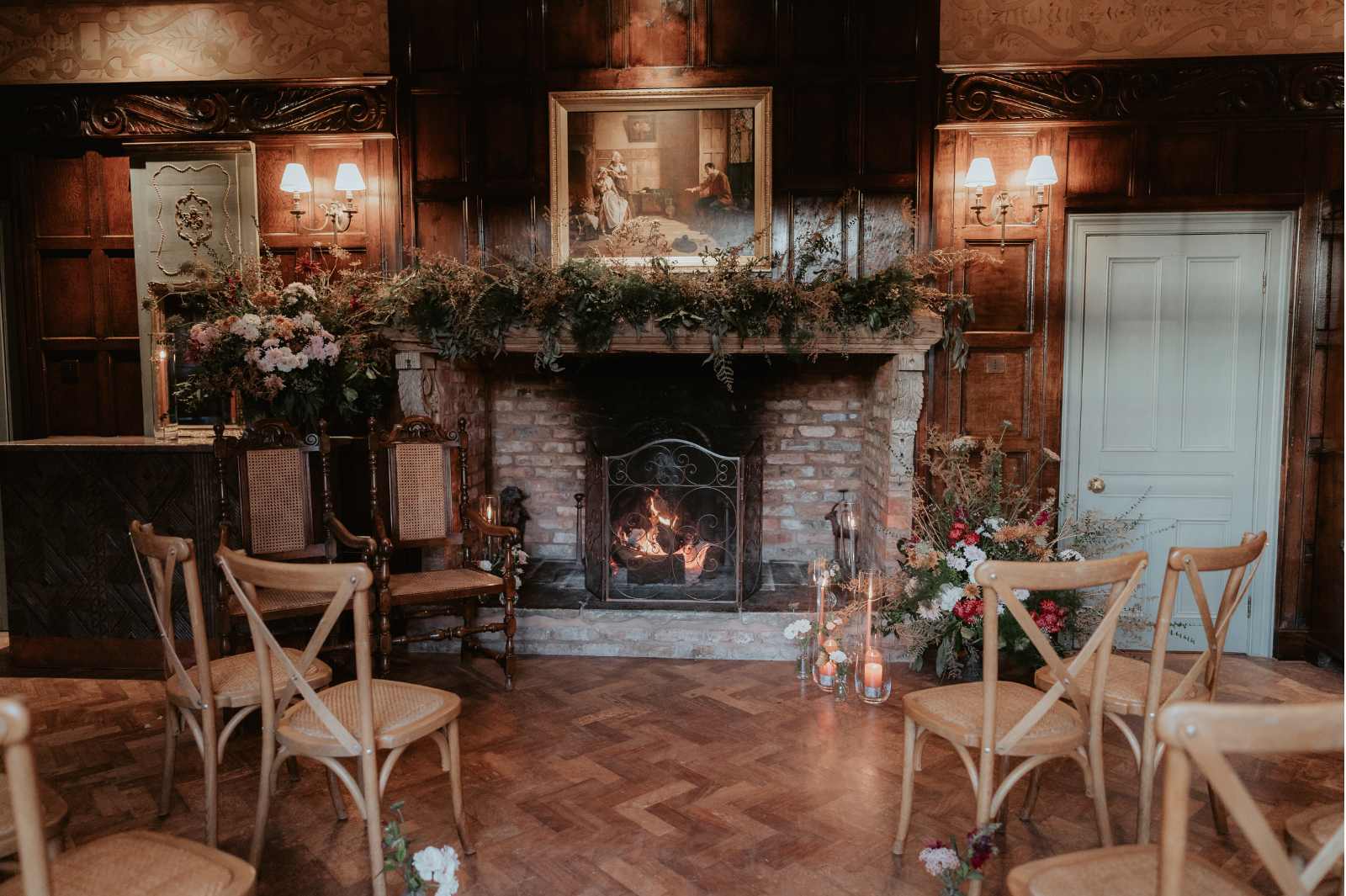 Panelled room ceremony