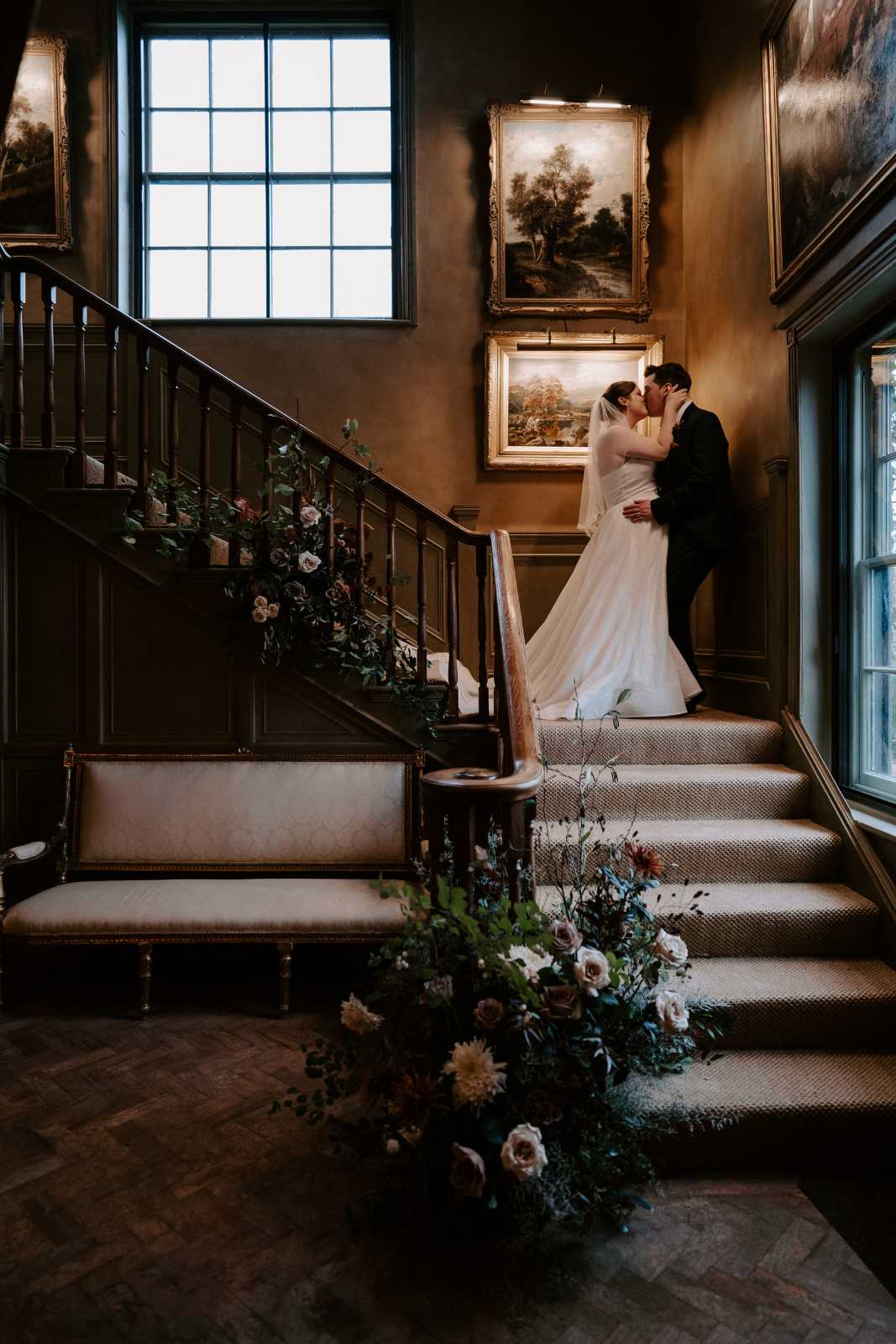 Couple on the stairs