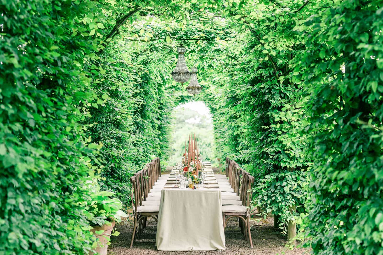 Micro Wedding Inspiration - unique spaces for your wedding breakfast at Pauntley Court