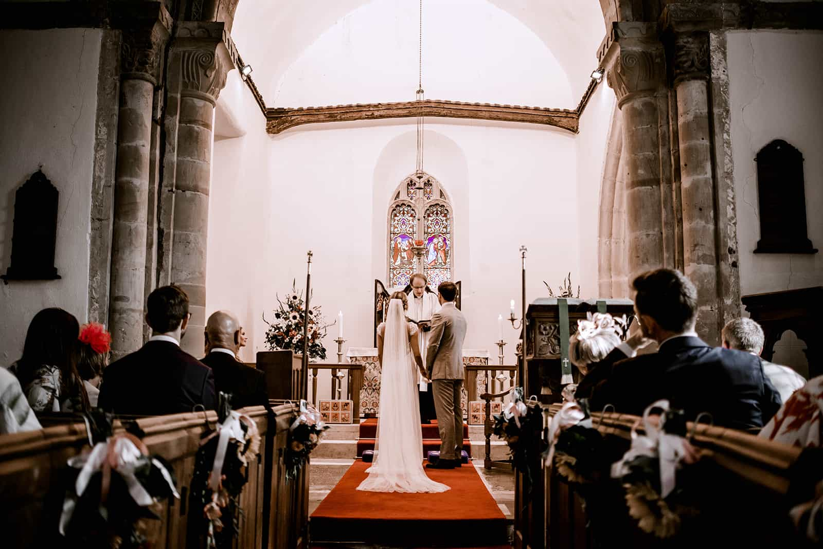 Olivia & Tom’s Church Wedding at Pauntley Court